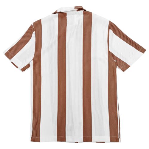 Camisa rayada bicolor para hombre