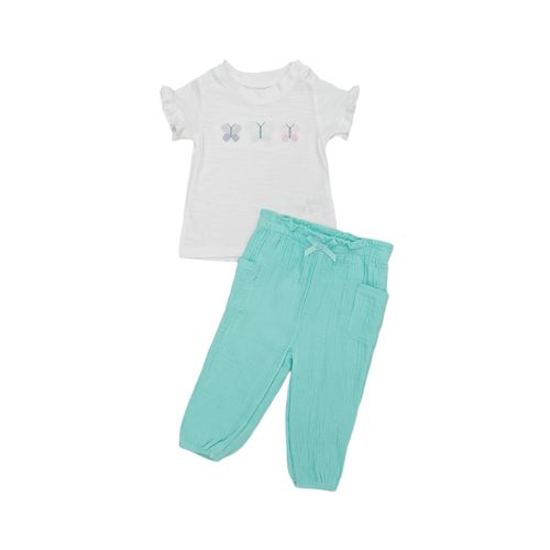 Conjunto bicolor para bebé niña