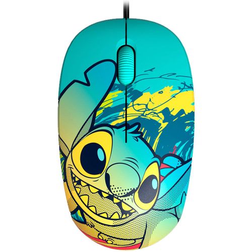 Mouse 3 botones cableado aqua