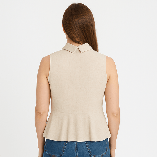 Blusa ivory sólida