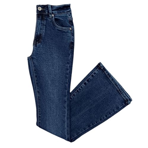 Flare jeans azul lavado