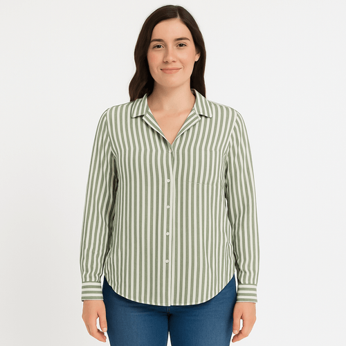 Blusa rayada para mujer