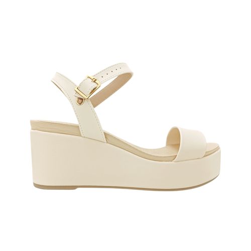 Sandalias de plataforma ivory para mujer