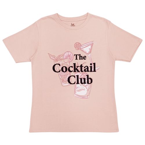 Camiseta rosa para mujer