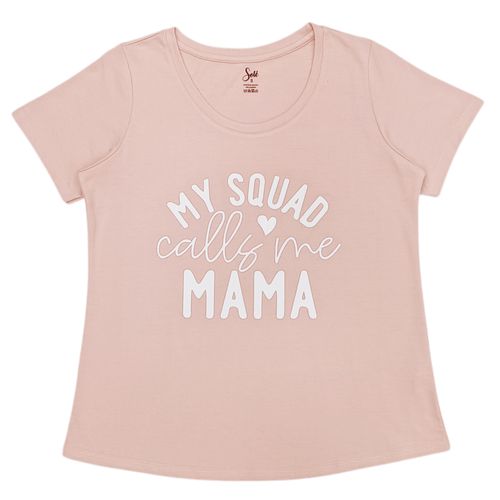 Camiseta rosa para mujer