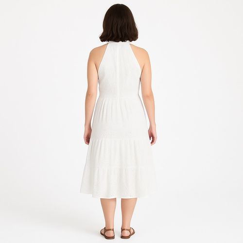 Vestido blanco para mujer