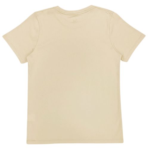 Camiseta estampada beige para mujer