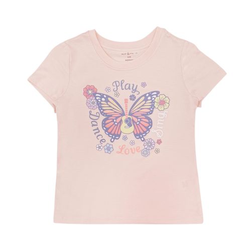 Camiseta rosa para niña