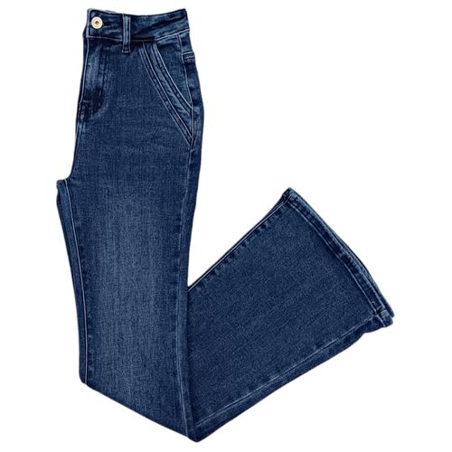 Flare jeans azul para mujer