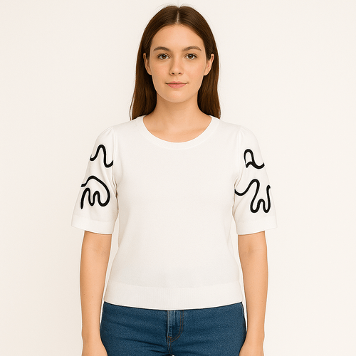 Blusa bordada para mujer