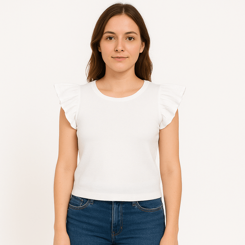 Blusa sólida para mujer