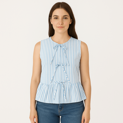 Blusa rayada para mujer