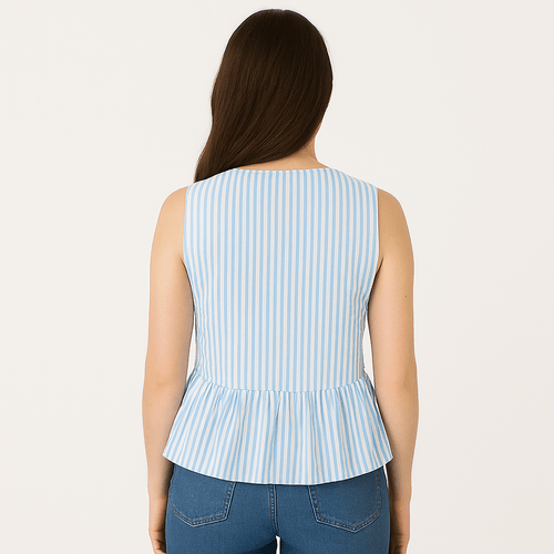 Blusa rayada para mujer