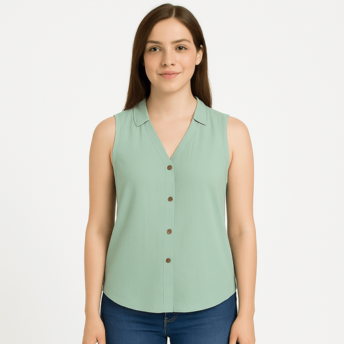 Blusa sólida para mujer
