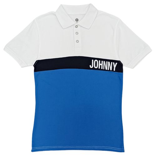 Camisa tipo polo bicolor para hombre