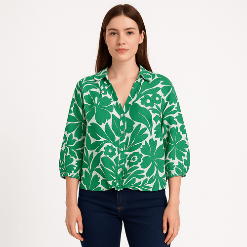 Blusa estampada para mujer