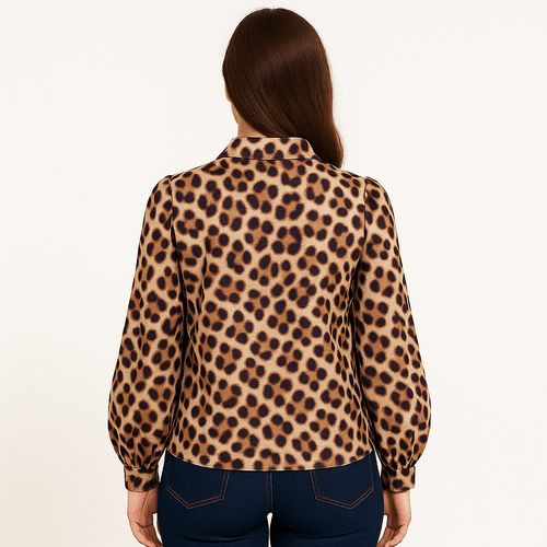 Blusa estampada para mujer