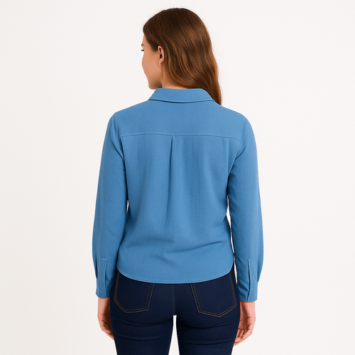Blusa con textura para mujer