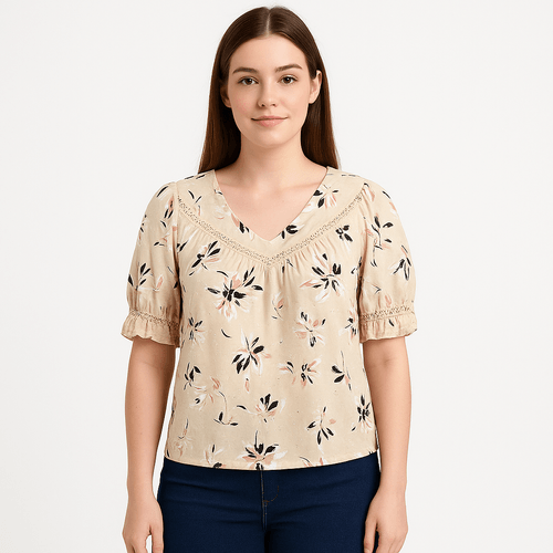 Blusa estampada para mujer