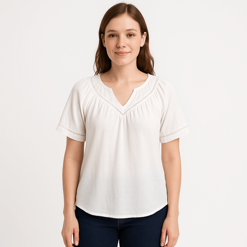 Blusa calada para mujer