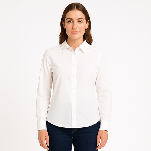 Blusa blanca para mujer