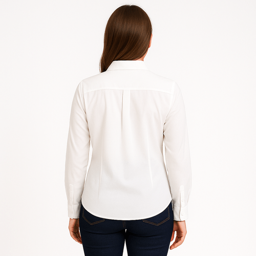 Blusa blanca para mujer