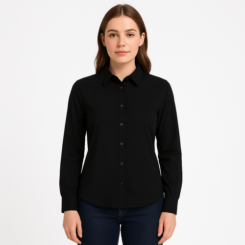 Blusa negra para mujer
