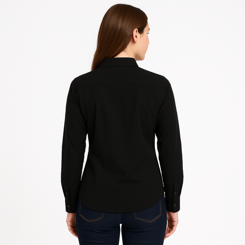 Blusa negra para mujer