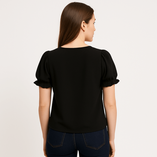 Blusa sólida para mujer