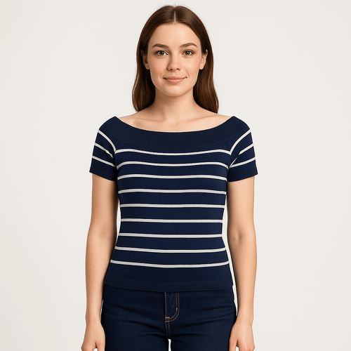 Blusa azul para mujer