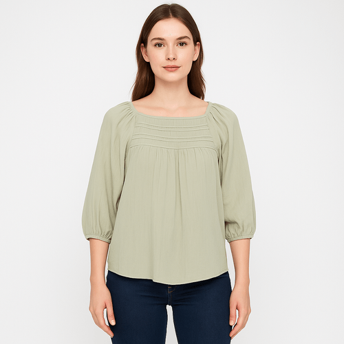 Blusa con textura para mujer