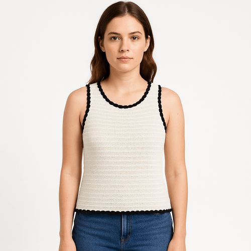 Blusa con textura para mujer