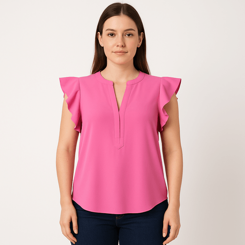 Blusa rosa sólida