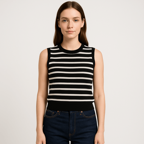 Blusa rayada para mujer