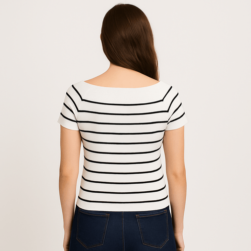 Blusa rayada para mujer