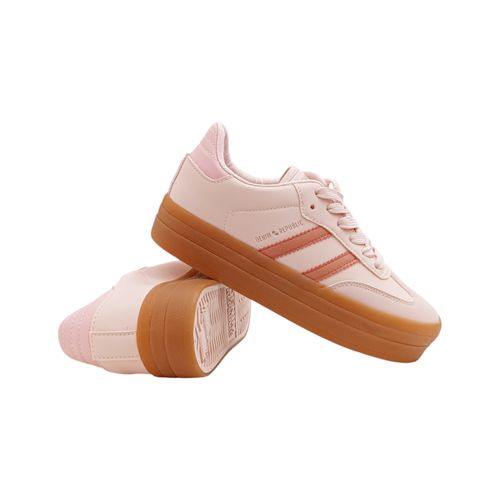 Sneakers casuales rosados para mujer