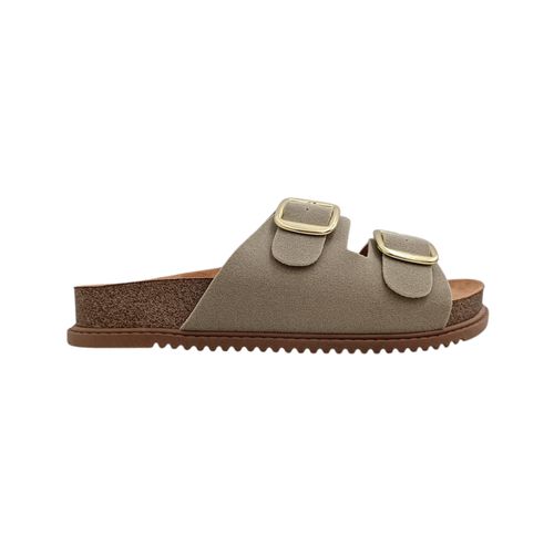 Sandalias grises para mujer