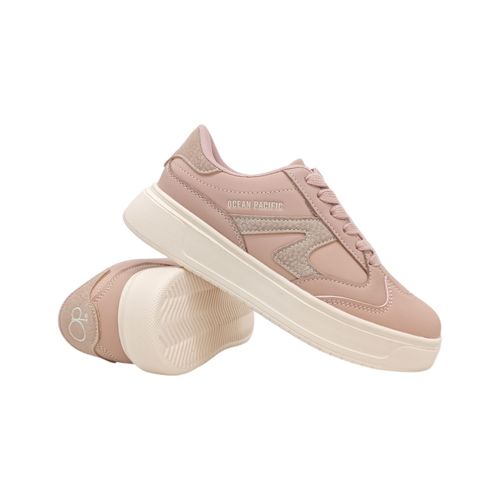 Sneakers casuales rosas para mujer