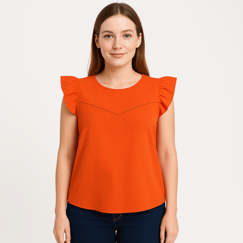 Blusa roja para mujer
