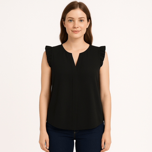 Blusa negra para mujer