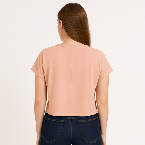 Camiseta salmón para mujer