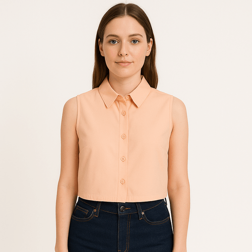 Blusa salmón para mujer