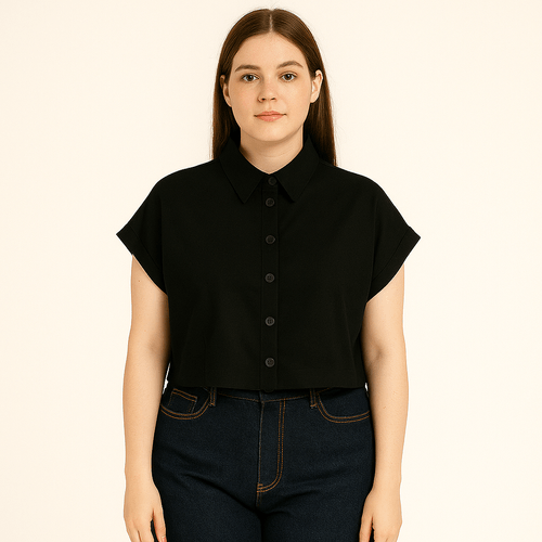 Blusa negro para mujer