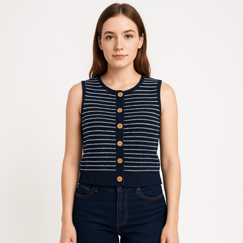 Blusa navy para mujer