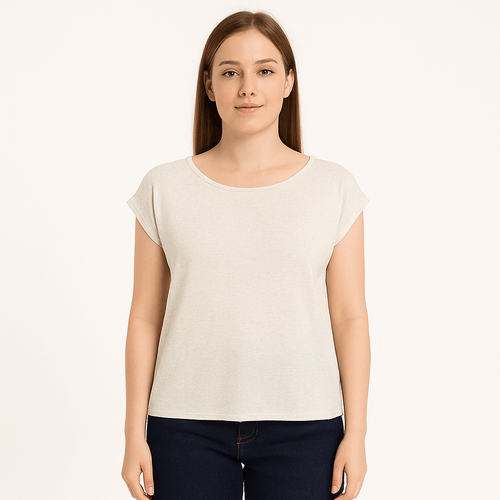 Blusa beige para mujer