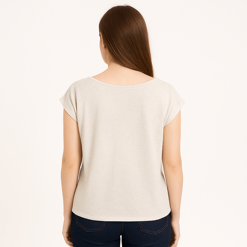 Blusa beige para mujer