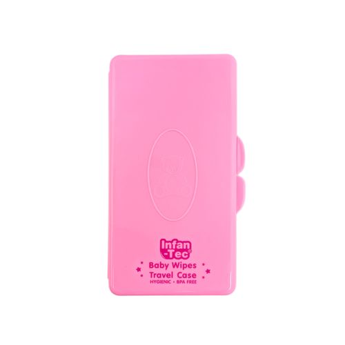 Estuche para toallas húmedas rosa
