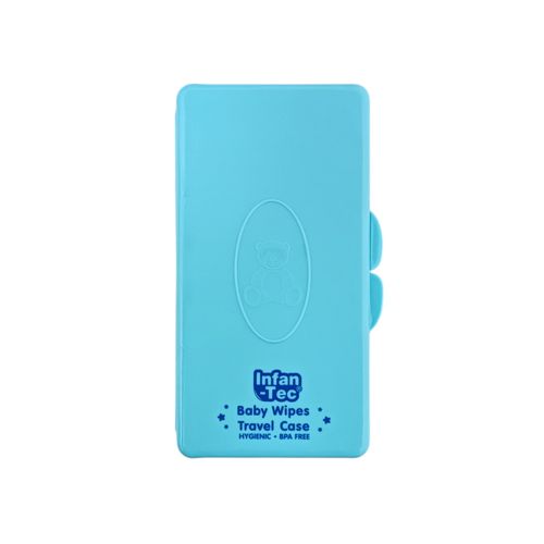 Estuche para toallas húmedas celeste