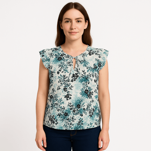 Blusa multicolor estampada