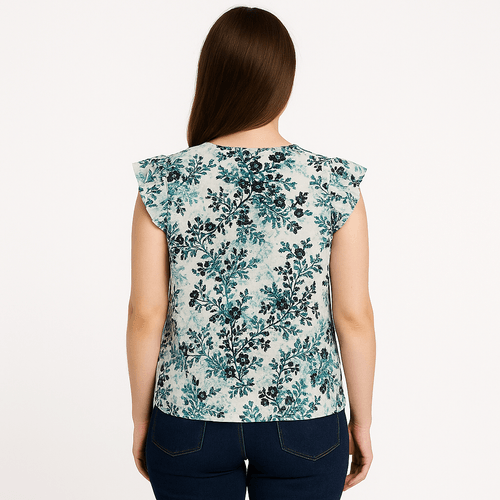 Blusa multicolor estampada